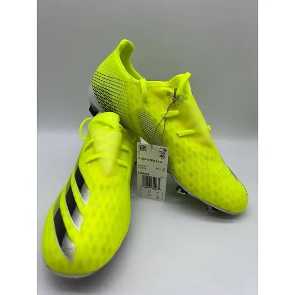 Adidas X Ghosted.2 FG Men's Soccer Cleats Volt/Black FW6958 Size 7 NIB